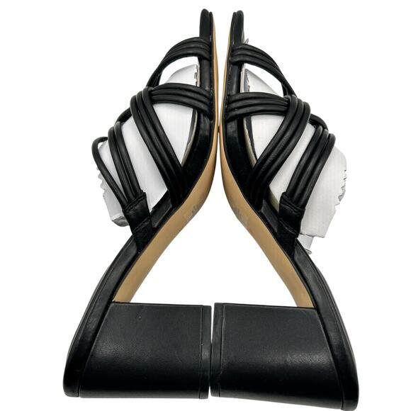Calvin Klein Women's Black‎ Leather Terisa Slide Sandals Size 9M - Picture 9 of 12